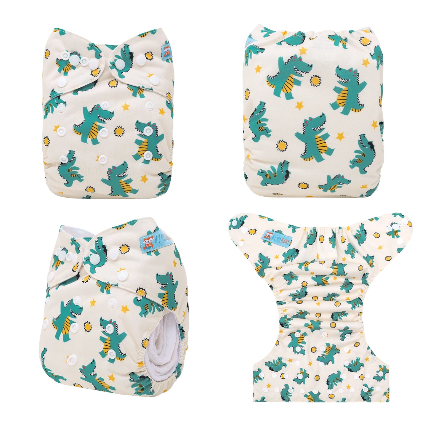 ALVABABY Adjustable Cloth Diaper Shell 3-15kg