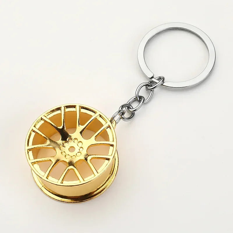 Gearbox Gear Head Metal Keychain for Car Keys