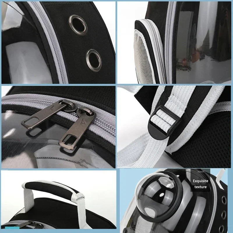 Breathable Transparent Space Capsule Pet Backpack Carrier