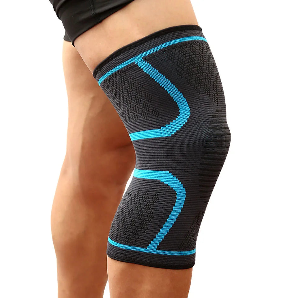 Elastic Compression Knee Support Sleeve - Running & Cycling Brace