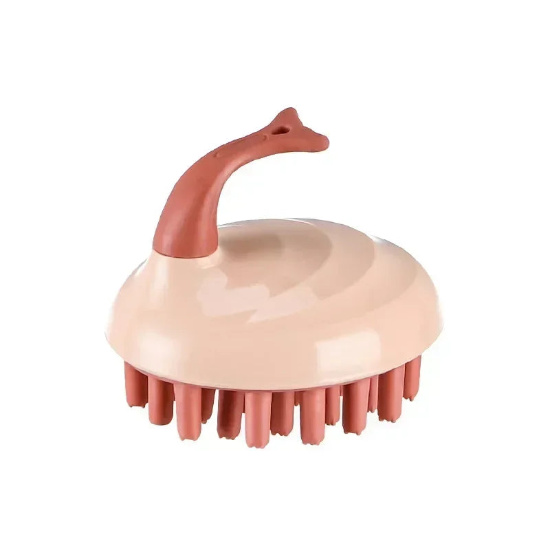 Silicone Scalp Massage Shampoo Brush and Body Shower Comb