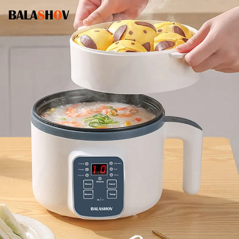 Mini Electric Rice Cooker and Multicooker Steamer