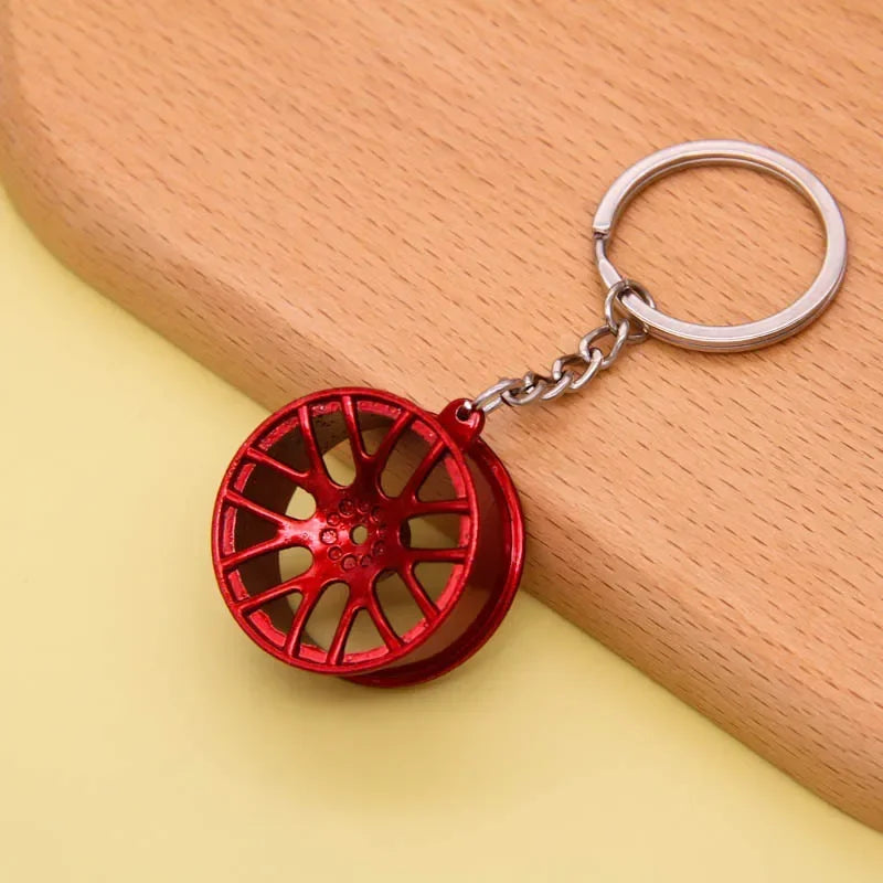 Gearbox Gear Head Metal Keychain for Car Keys