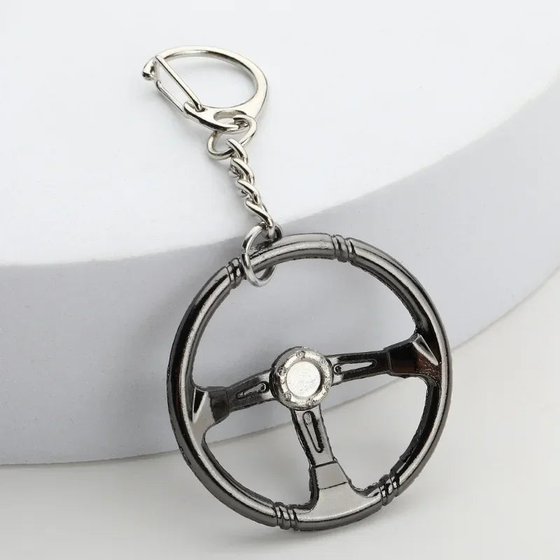 Gearbox Gear Head Metal Keychain for Car Keys