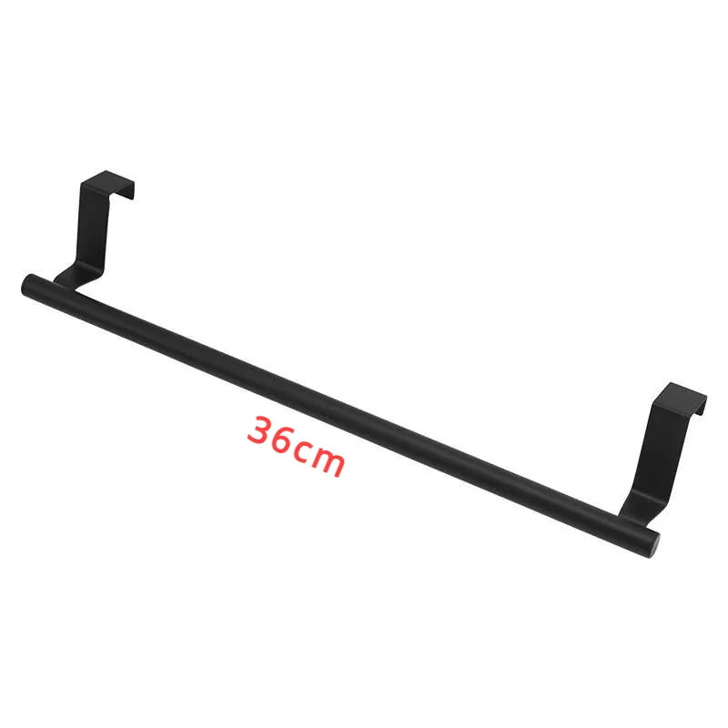 Over-Cabinet Metal Towel Rack and Rag Hanger