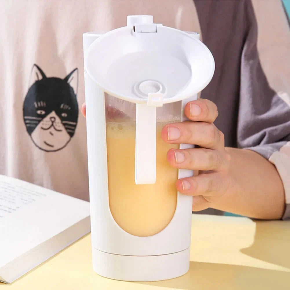 700ml Stainless Steel Portable Blender - 12-Blade USB Smoothie Maker
