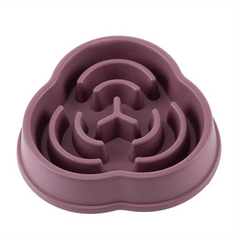 Anti-Choking Slow Feeder Dog Bowl with Anti-Overturning Design