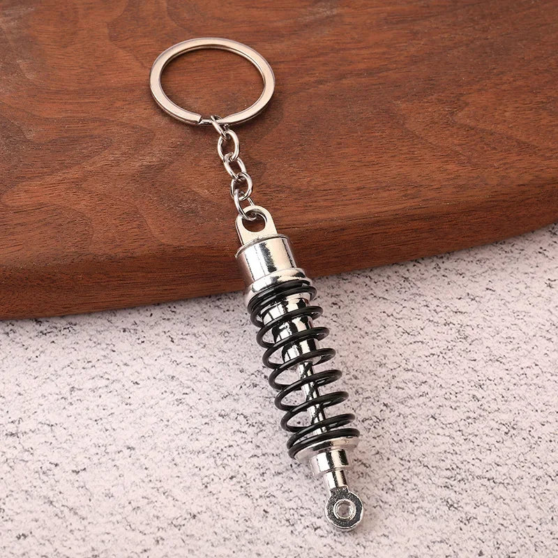 Gearbox Gear Head Metal Keychain for Car Keys
