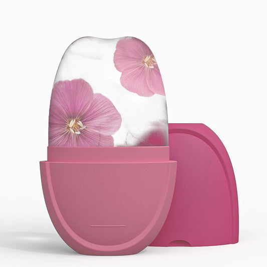 Facial Ice Roller and Gua Sha Cube - Cooling Skin Care Tool