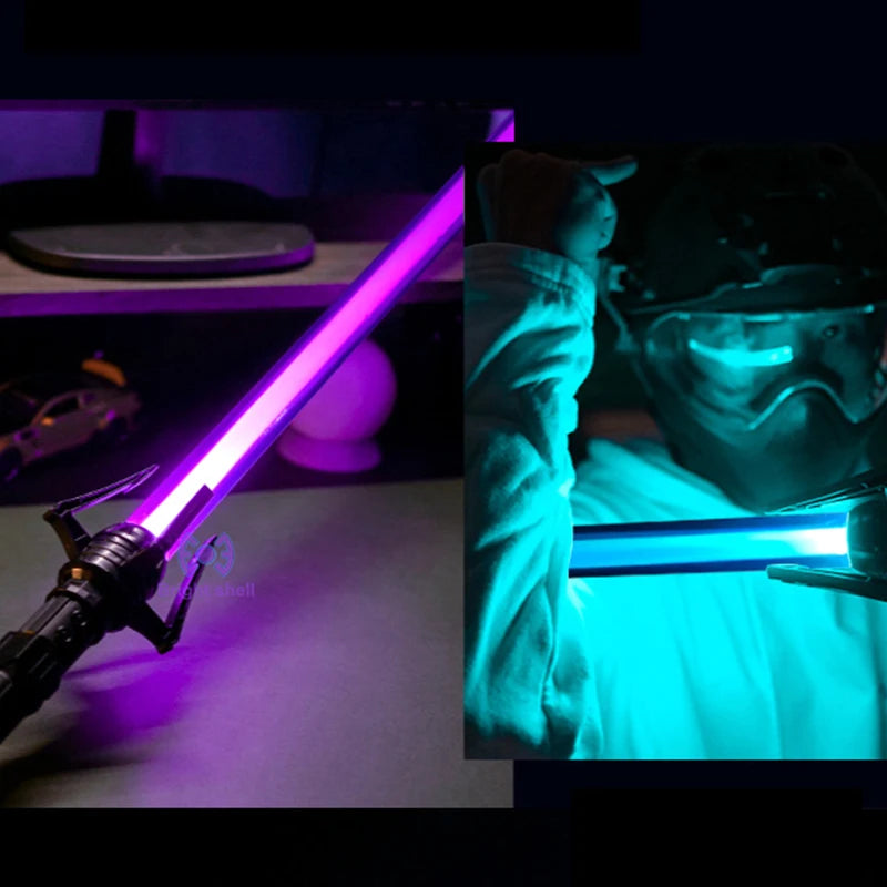 RGB Lightsaber Laser Sword Toy - 7 Color Flashing Saber Gift