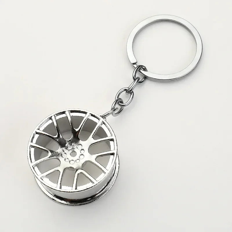 Gearbox Gear Head Metal Keychain for Car Keys