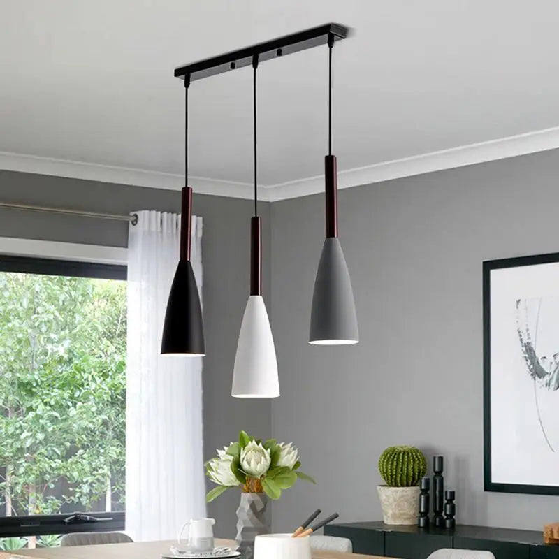Nordic 3-Head Pendant Light for Dining and Kitchen Spaces
