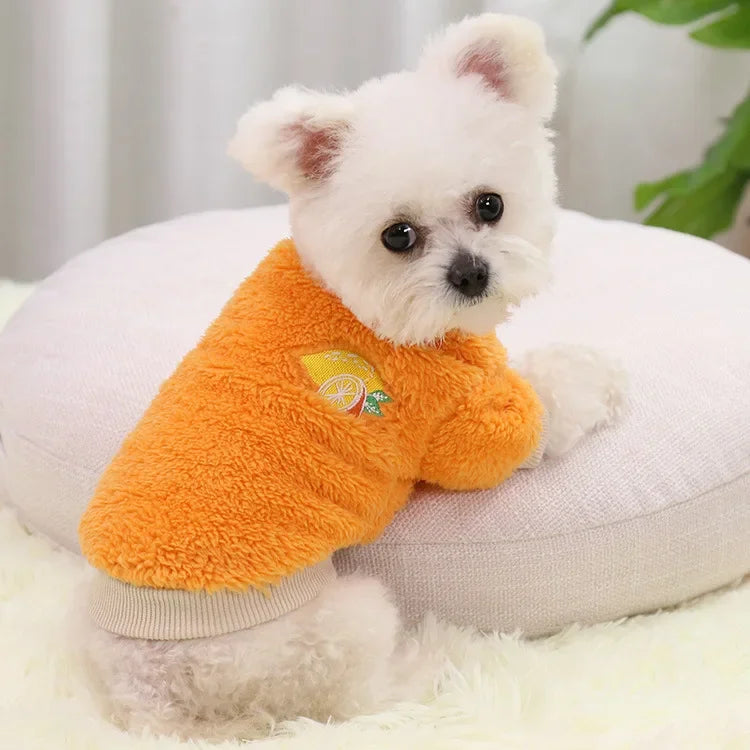 Warm Fleece Hoodie Clothes for Small Dogs, Puppies & Chihuahuas