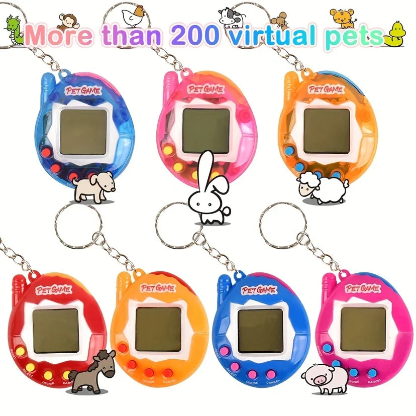 Transparent Electronic Virtual Pet - 168 Pet Pixel Toy