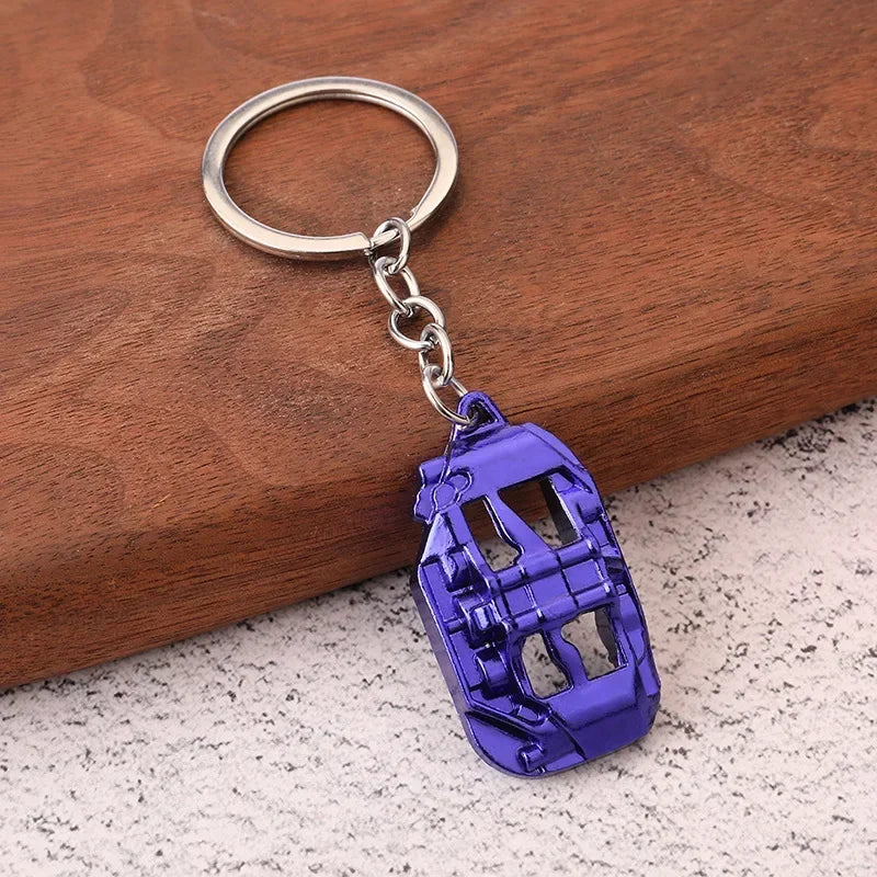 Gearbox Gear Head Metal Keychain for Car Keys