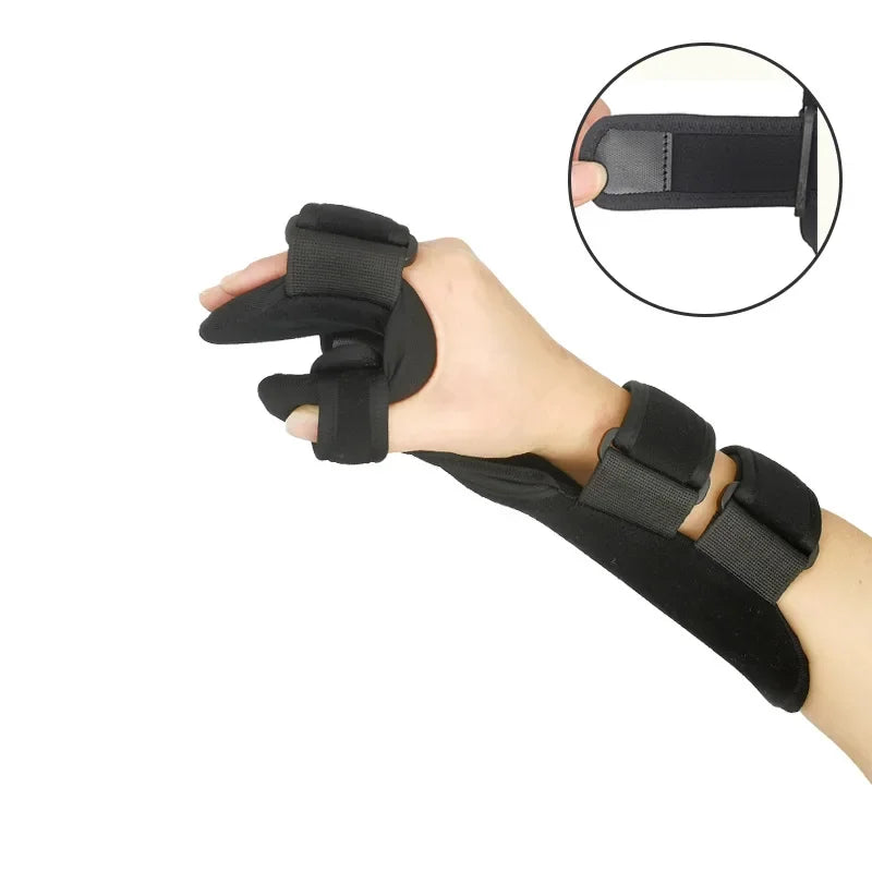 Adjustable Finger Hand Brace Night Splint Support