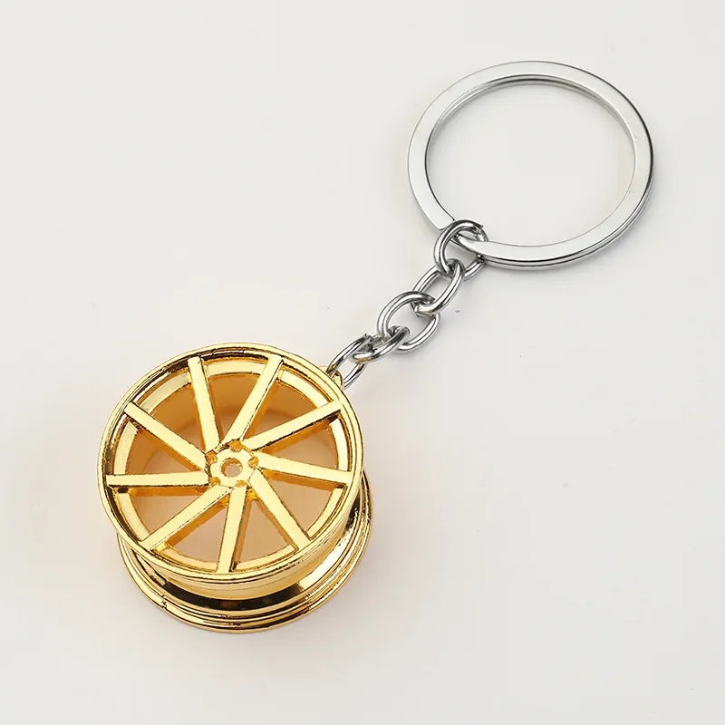 Gearbox Gear Head Metal Keychain for Car Keys