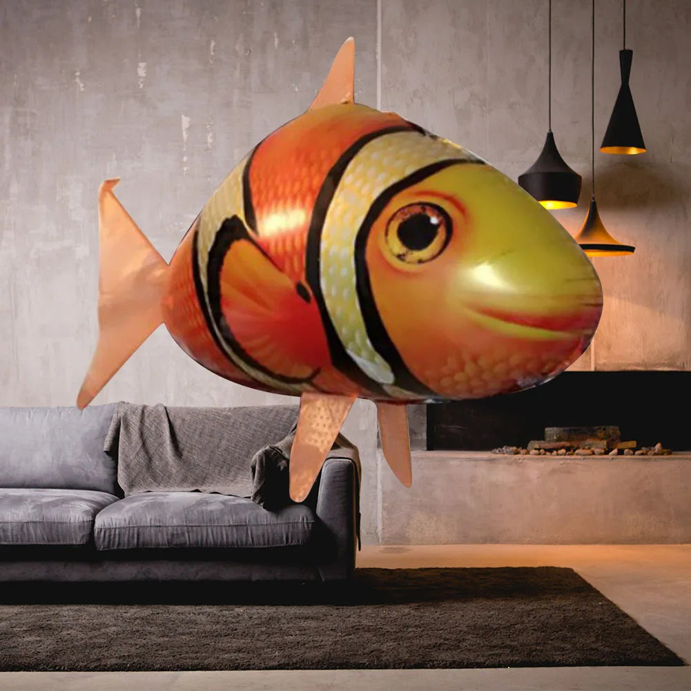 Remote Control Flying Shark Balloon Toy - Party Air Fish