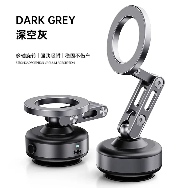 Foldable Magnetic Aluminum Car Phone Mount