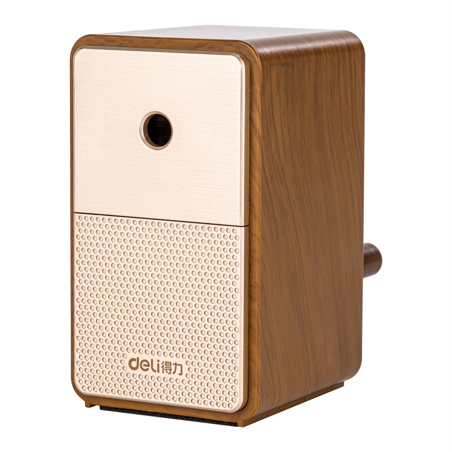Deli Adjustable Hand-Crank Pencil Sharpener - Long-Lasting Blade