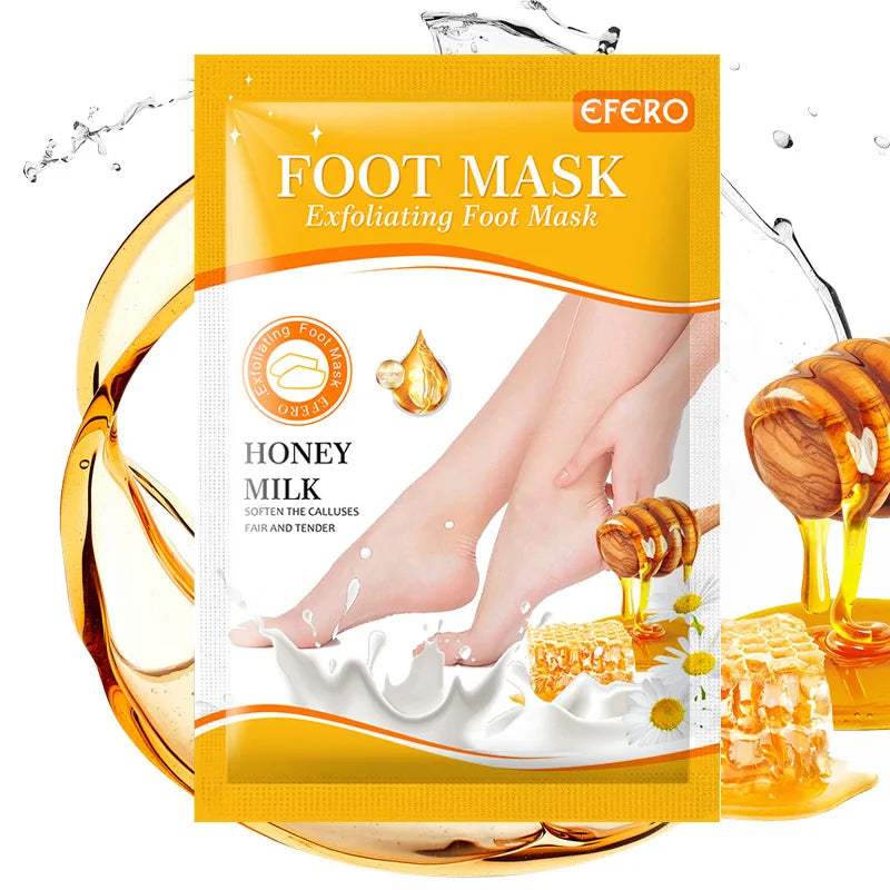 Exfoliating Foot Mask Pedicure Socks for Dead Skin and Cracked Heel Care
