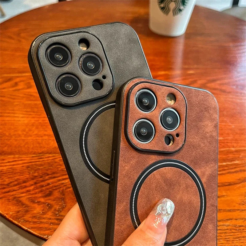 Magnetic Wireless Charging Shockproof iPhone Case