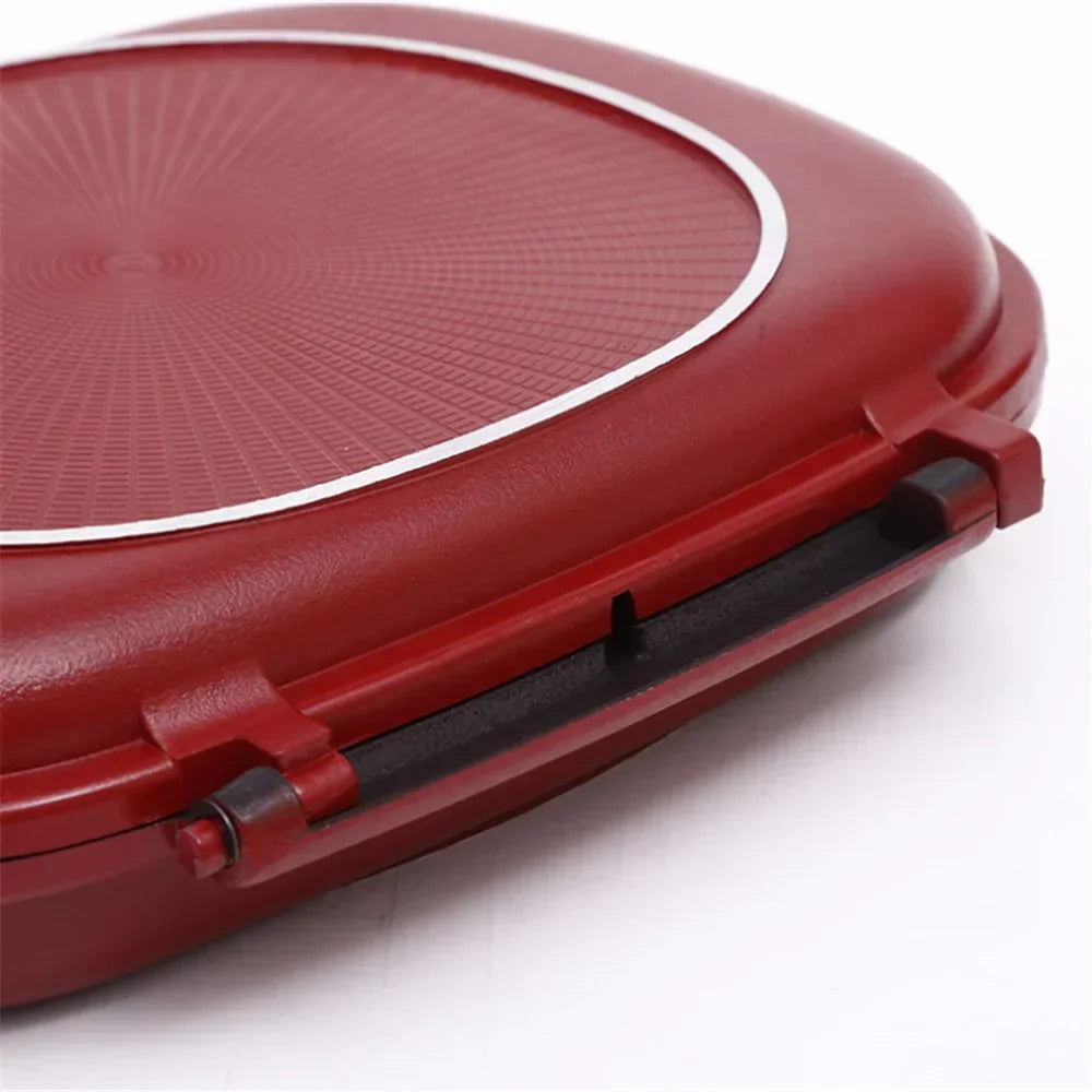 Double-Sided Nonstick Grill Frying Pan and Skillet