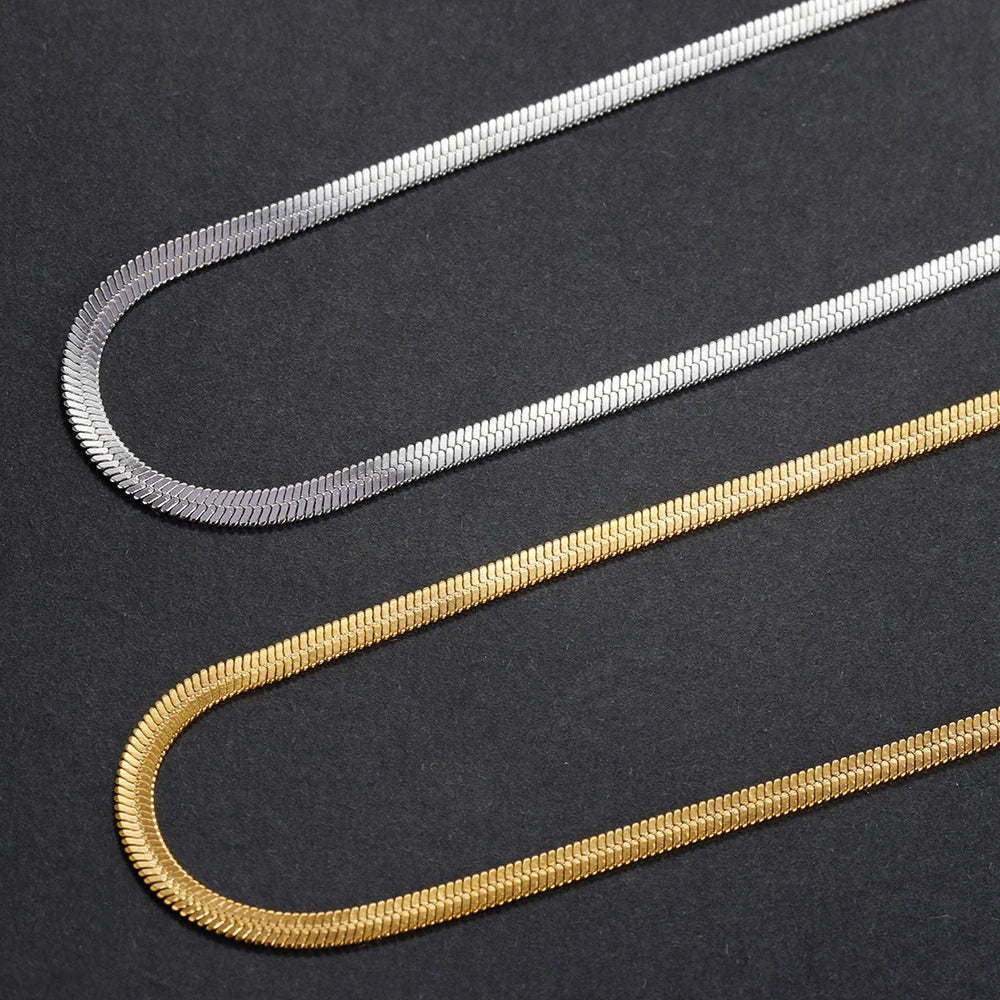 316L Stainless Steel Snake Chain Necklace