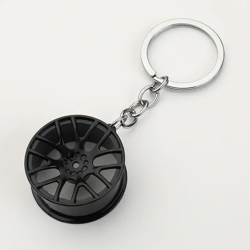 Gearbox Gear Head Metal Keychain for Car Keys