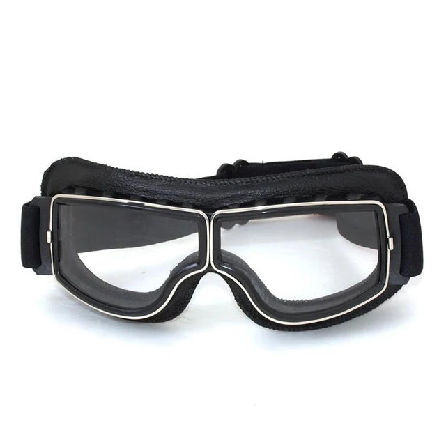 Retro Windproof Motorcycle Glasses - Folding Helmet Sunglasses