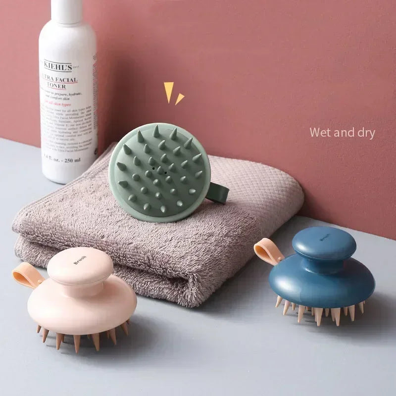 Silicone Scalp Massage Shampoo Brush and Body Shower Comb