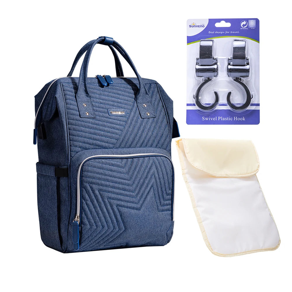 Sunveno Travel Diaper Backpack Organizer Bag