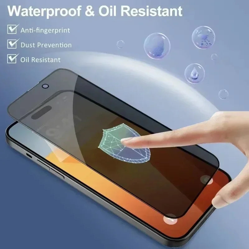5-Piece Privacy Glass Screen Protector for iPhone