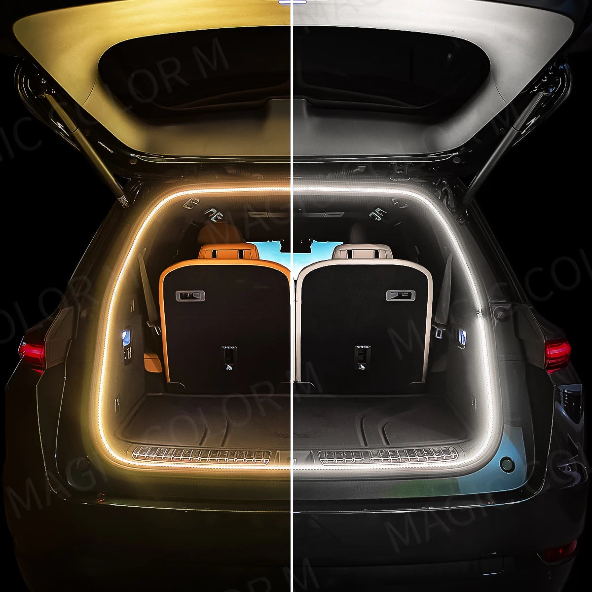 5M LED Car Trunk Light Strip - 12V Flexible Interior Atmosphere Lamp