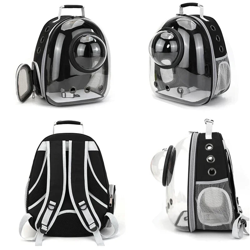 Breathable Transparent Space Capsule Pet Backpack Carrier