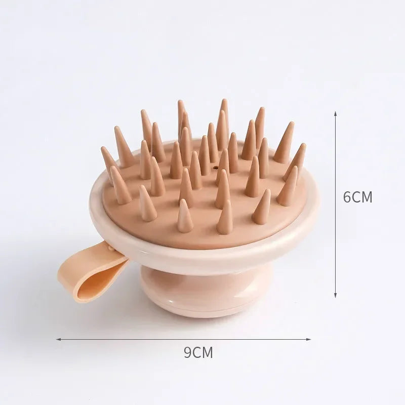 Silicone Scalp Massage Shampoo Brush and Body Shower Comb