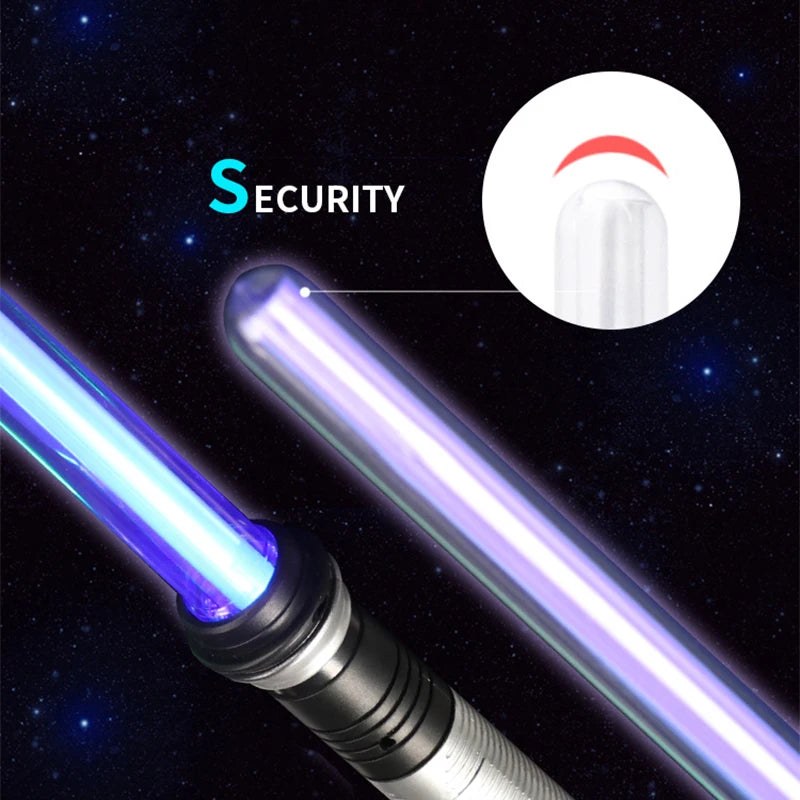 RGB Lightsaber Laser Sword Toy - 7 Color Flashing Saber Gift