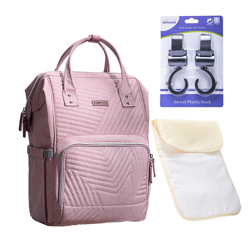 Sunveno Travel Diaper Backpack Organizer Bag