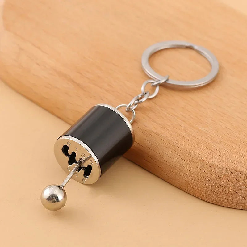 Gearbox Gear Head Metal Keychain for Car Keys