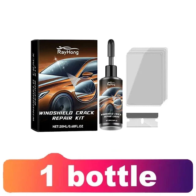 Windshield Crack Repair Resin Fluid - Car Glass Restore Glue