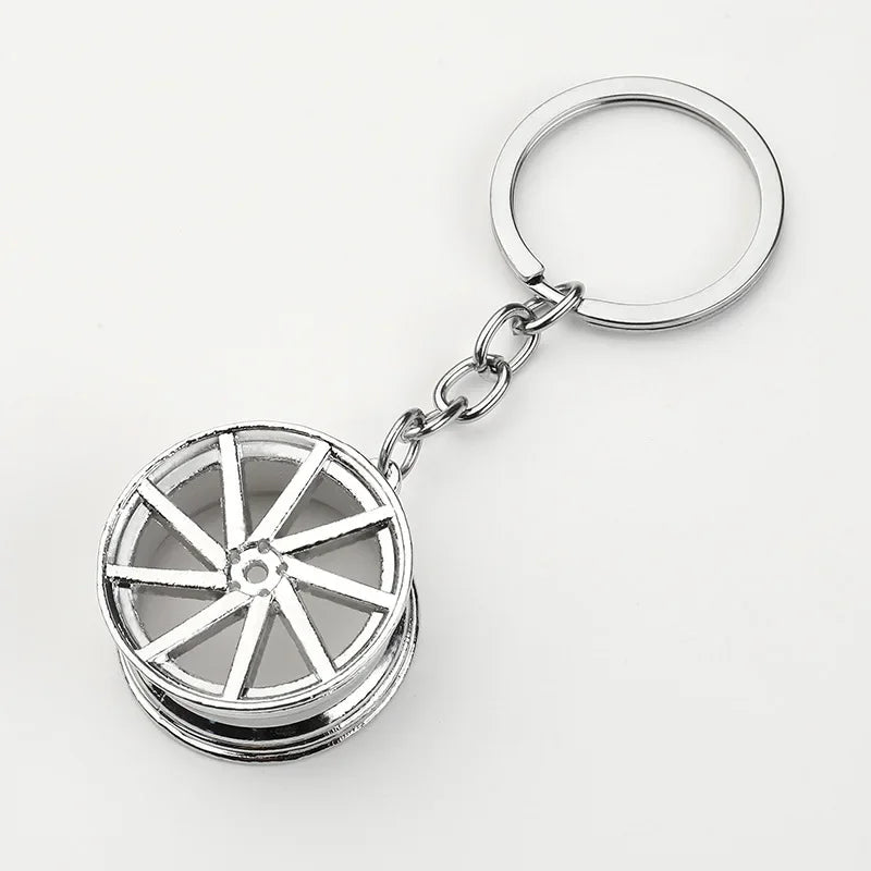 Gearbox Gear Head Metal Keychain for Car Keys