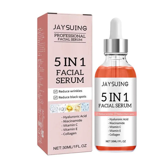 5-in-1 Vitamin C Hyaluronic Face Serum - Firming Glow Skin Care