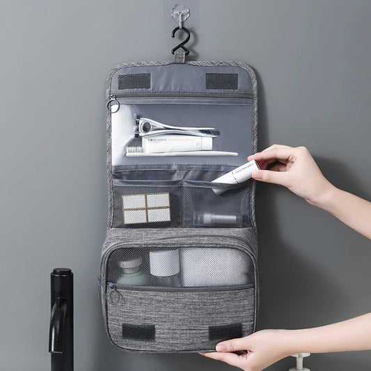 Oxford Fabric Hanging Toiletry and Travel Wash Pouch