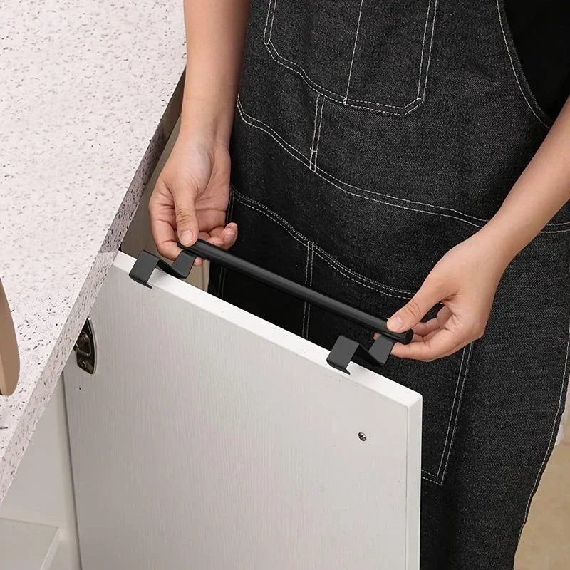 Over-Cabinet Metal Towel Rack and Rag Hanger