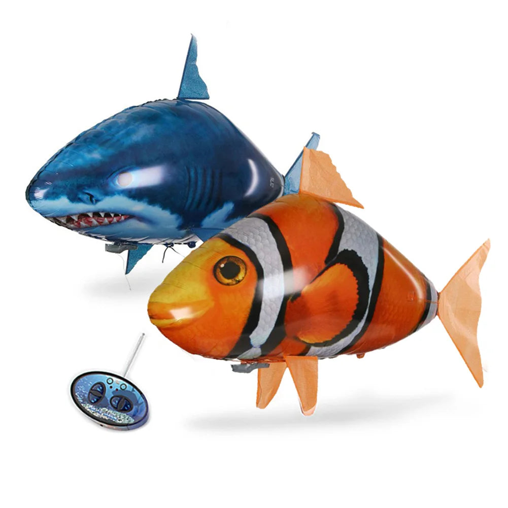 Remote Control Flying Shark Balloon Toy - Party Air Fish