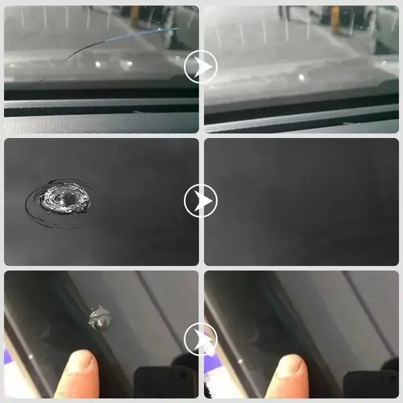 Windshield Crack Repair Resin Fluid - Car Glass Restore Glue