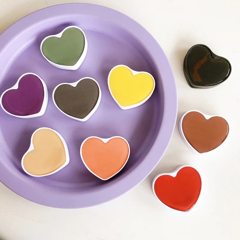 Heart-Shaped Universal Phone Socket Grip Stand for iPhone & Samsung