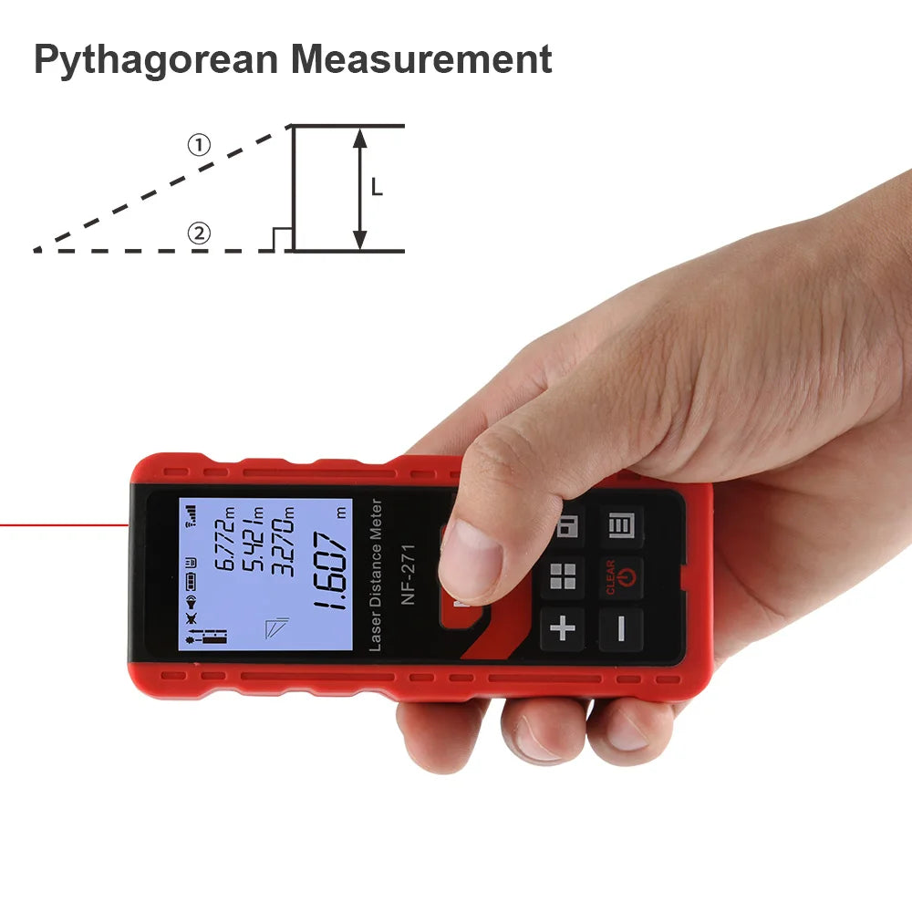 Noyafa NF-271 Laser Distance Meter 40m/80m Rangefinder