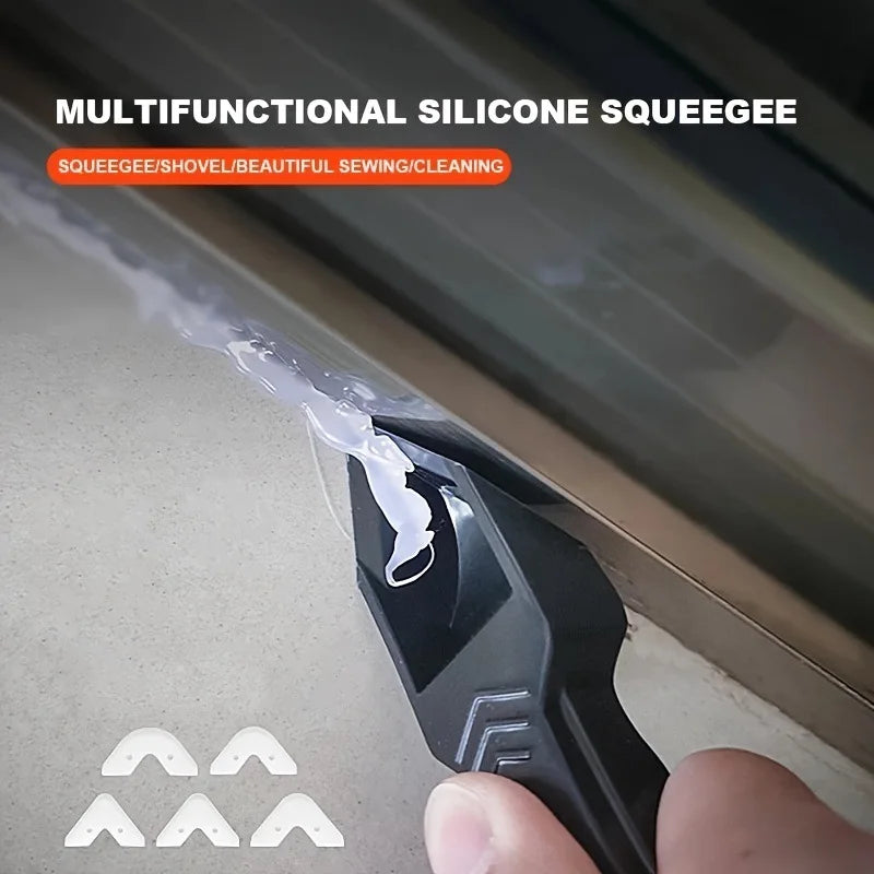 5-in-1 Silicone Scraper and Caulking Finisher Tool Set