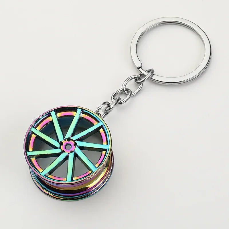 Gearbox Gear Head Metal Keychain for Car Keys